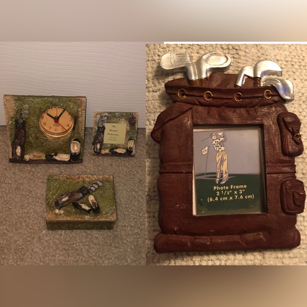 Golf-Themed Bundle-Photo Frames and Accents Set ⛳️🏌️
